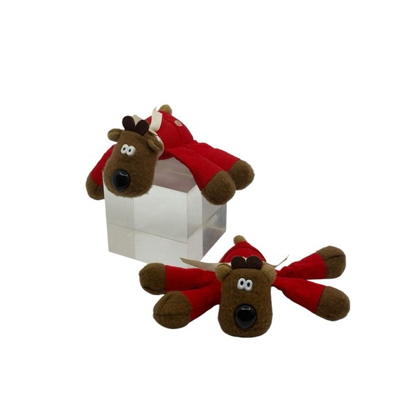 Hallmark 1986 Rodney & Friends Randy Reindeer Plush Christmas Burger King 2 - Picture 2 of 10